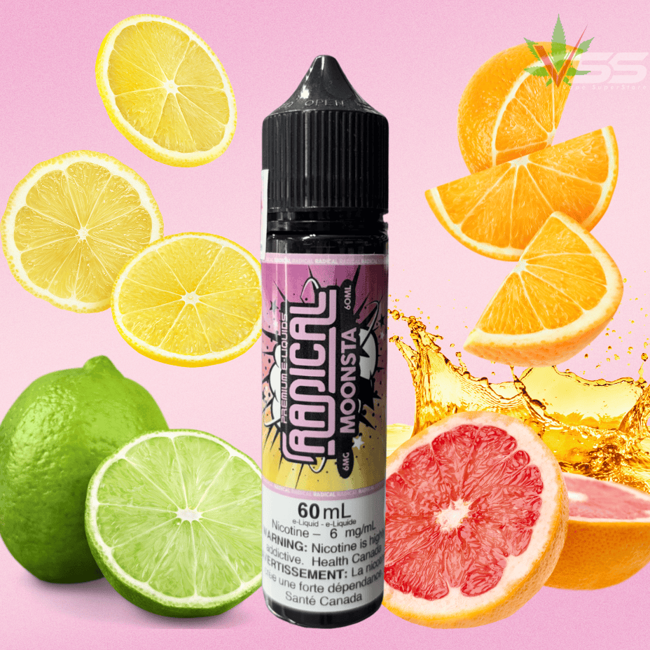 Moonsta by Radical E-liquid-60ml 60mL / 3mg Winkler Vape SuperStore and Bong Shop Manitoba Canada
