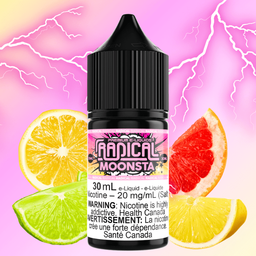 Moonsta Salt Nic by Radical E-liquid Winkler Vape SuperStore and Bong Shop Manitoba Canada