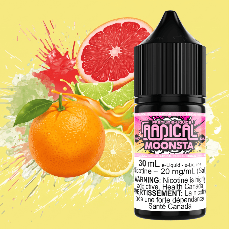 Moonsta Salt Nic by Radical E-liquid Winkler Vape SuperStore and Bong Shop Manitoba Canada
