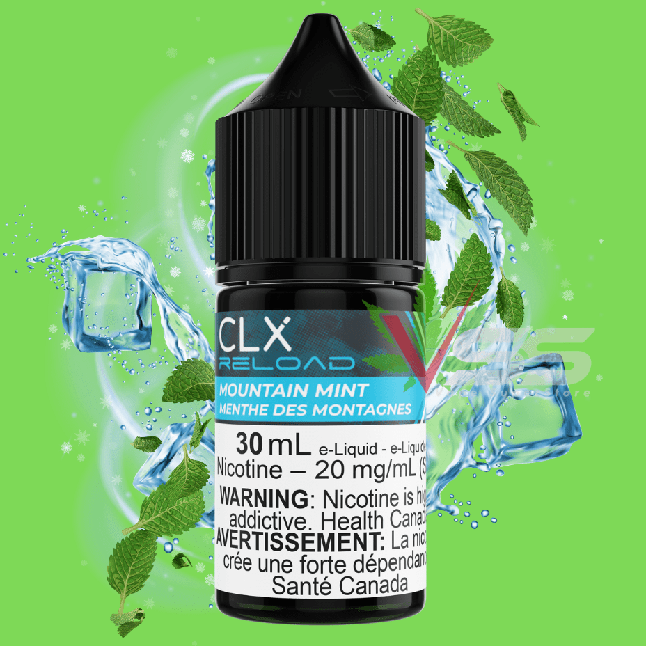 Mountain Mint Salt by CLX Reload E-Liquid Winkler Vape SuperStore and Bong Shop Manitoba Canada