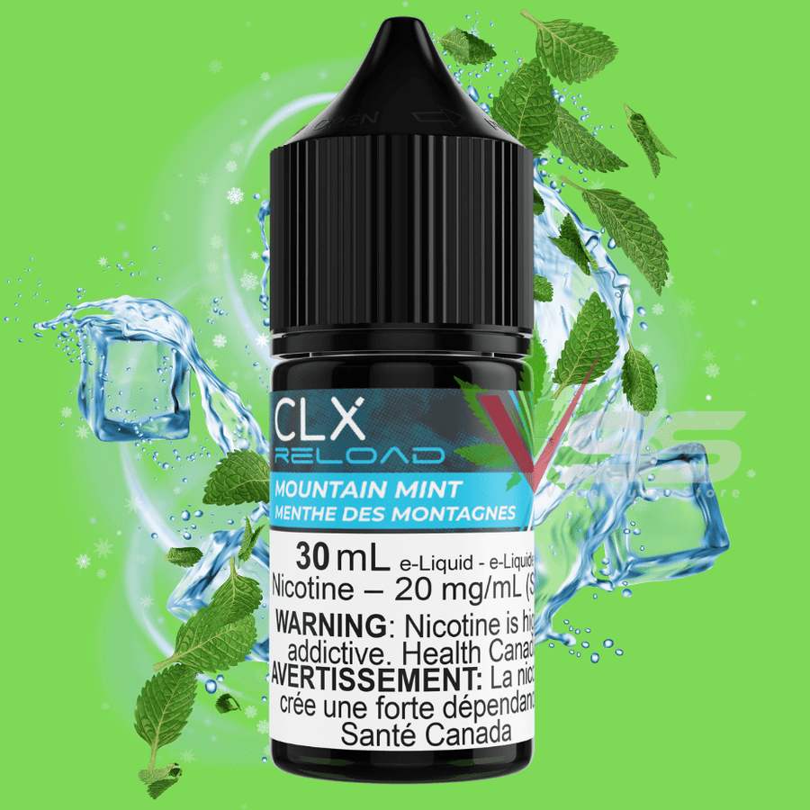 Mountain Mint Salt by CLX Reload E-Liquid Winkler Vape SuperStore and Bong Shop Manitoba Canada