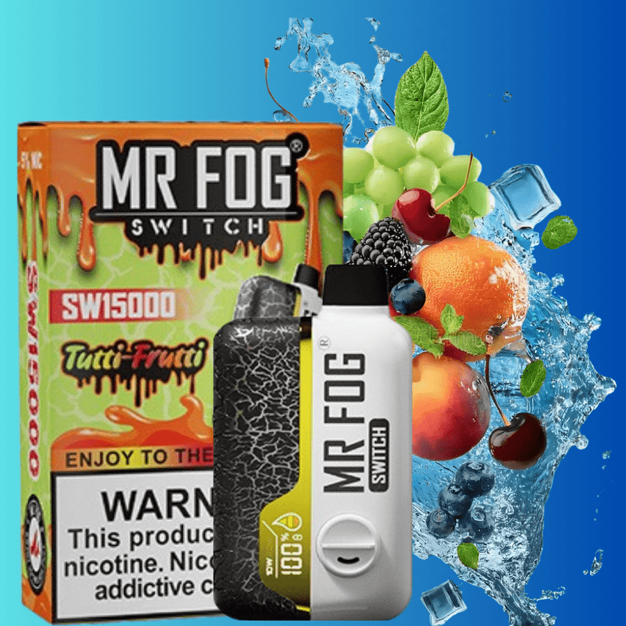 Mr Fog Switch SW15000 Disposable Vape-Tutti Fruitti 15000 Puffs Winkler Vape SuperStore and Bong Shop Manitoba Canada