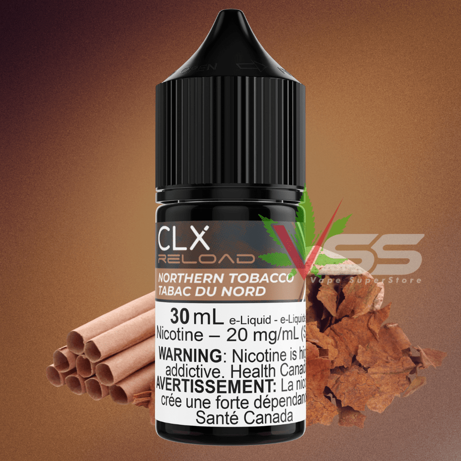 Northern Tobacco Salt by CLX Reload E-Liquid Winkler Vape SuperStore and Bong Shop Manitoba Canada