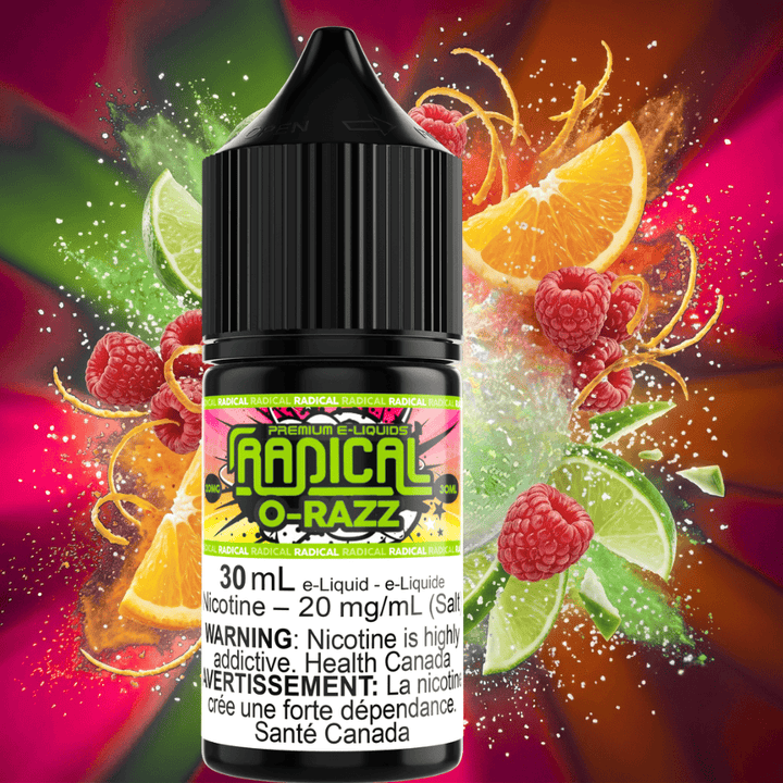 O-Razz Salt Nic by Radical E-liquid 30mL / 12mg Winkler Vape SuperStore and Bong Shop Manitoba Canada