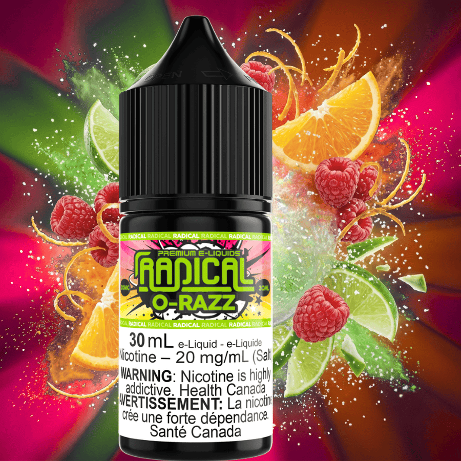 O-Razz Salt Nic by Radical E-liquid 30mL / 12mg Winkler Vape SuperStore and Bong Shop Manitoba Canada