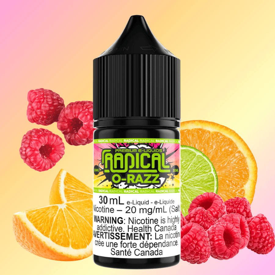 O-Razz Salt Nic by Radical E-liquid 30mL / 20mg Winkler Vape SuperStore and Bong Shop Manitoba Canada