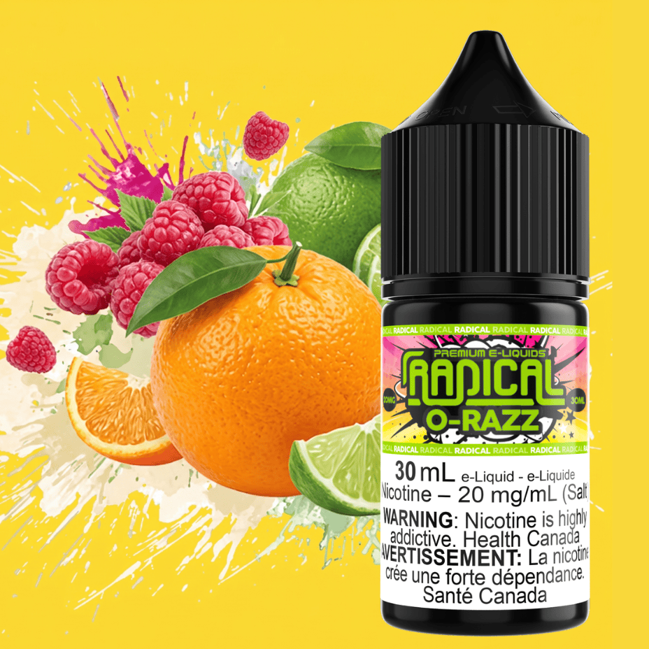 O-Razz Salt Nic by Radical E-liquid Winkler Vape SuperStore and Bong Shop Manitoba Canada