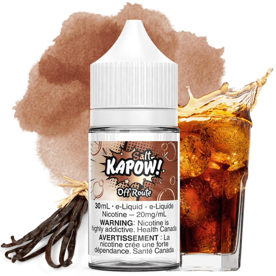 Off Route Salt by Kapow E-Liquid 30mL / 20mg Winkler Vape SuperStore and Bong Shop Manitoba Canada