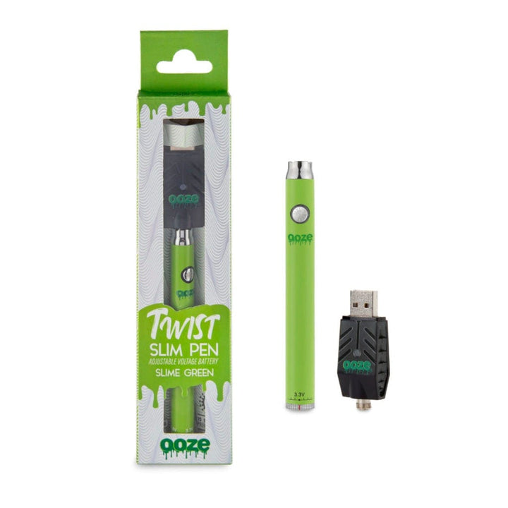OOZE 420 Accessories 320 mAh / Lime OOZE Slim Twist 510 Adjustable Battery OOZE Slim Twist 510 Adjustable Battery-Winkler Vape SuperStore Manitoba