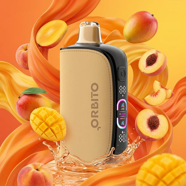 Orbito Lumo-AI 120K Disposable Vape-Mango Peach 120000 Puffs / 20mg Winkler Vape SuperStore and Bong Shop Manitoba Canada