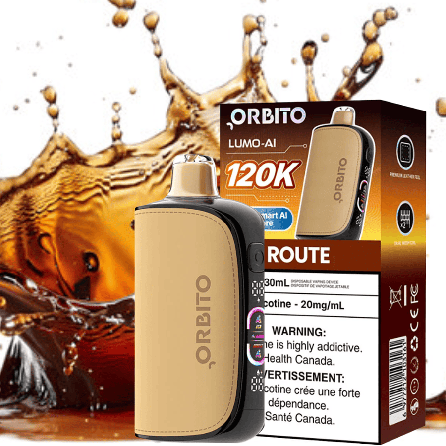 Orbito Lumo-AI 120K Disposable Vape-Route 120000 / 20mg Winkler Vape SuperStore and Bong Shop Manitoba Canada