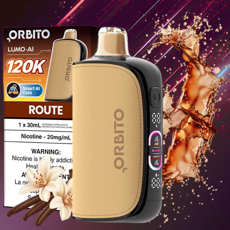 Orbito Lumo-AI 120K Disposable Vape-Route 120000 / 20mg Winkler Vape SuperStore and Bong Shop Manitoba Canada