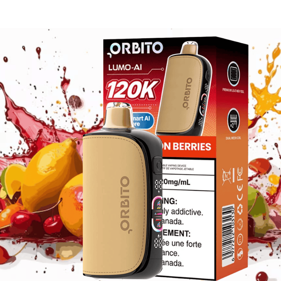 Orbito Lumo-AI 120K Disposable Vape-Watermelon Berries 120000 / 20mg Winkler Vape SuperStore and Bong Shop Manitoba Canada