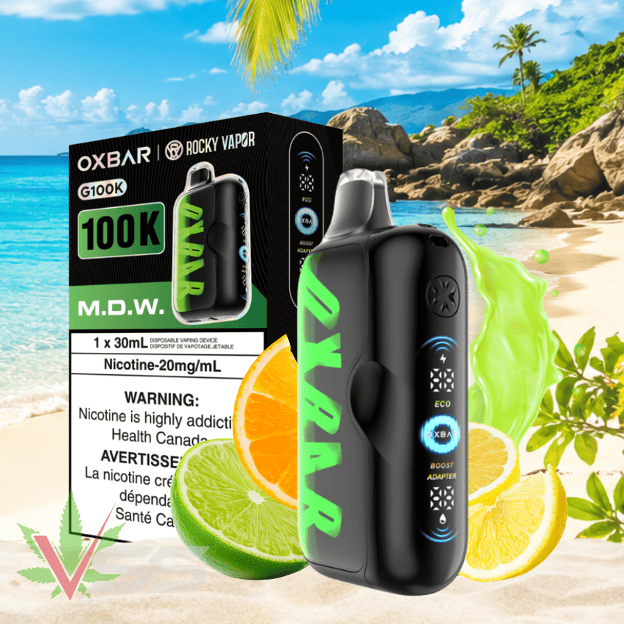 Oxbar G100K Disposable Vape - M.D.W 100K / 20mg Winkler Vape SuperStore and Bong Shop Manitoba Canada