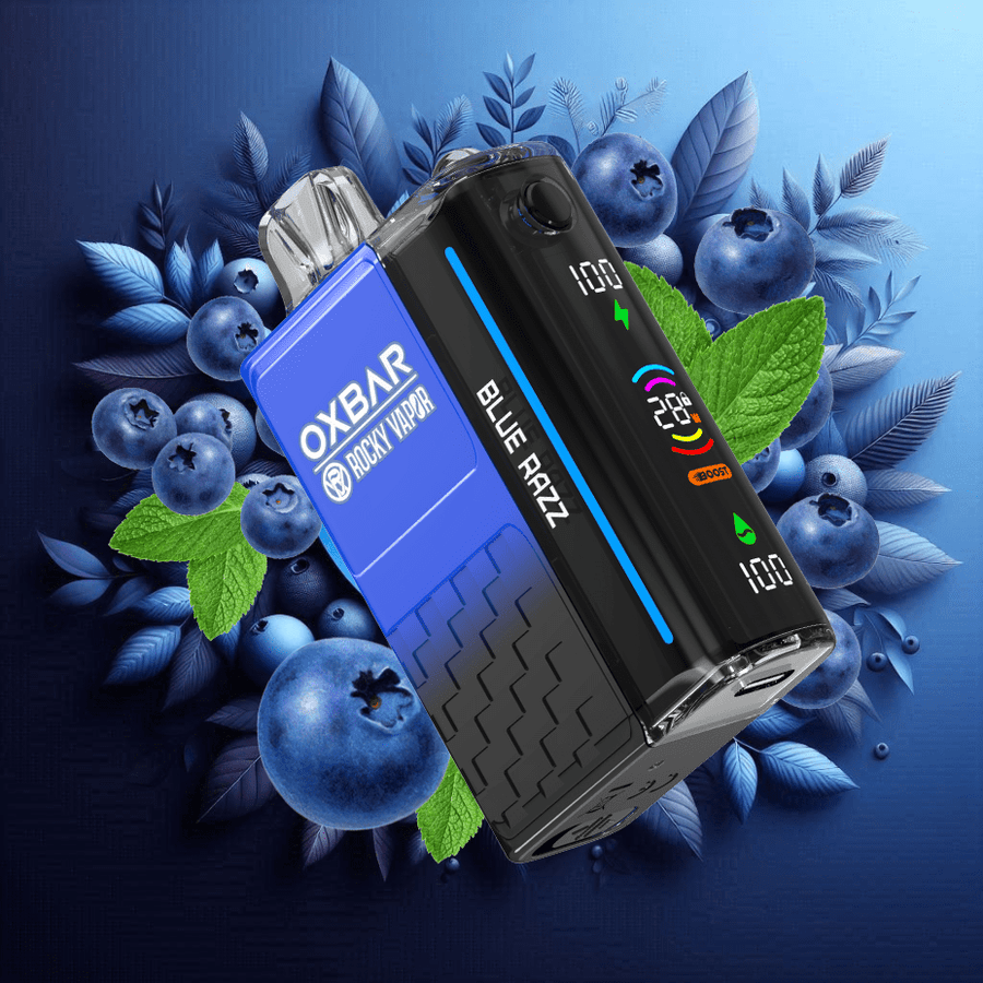OXBAR M20K Disposable Vape - Blue Razz 20mg / 20000 Puffs Morden Vape SuperStore and Cannabis Manitoba Canada