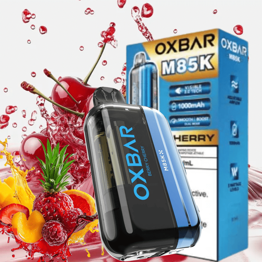 Oxbar M85K Disposable Vape - Berry Cherry 20mg / 85000 Puffs Winkler Vape SuperStore and Bong Shop Manitoba Canada