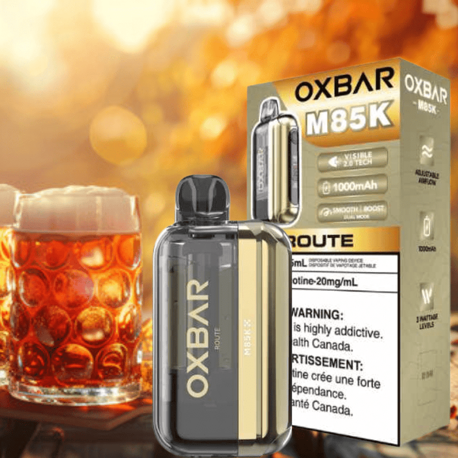 Oxbar M85K Disposable Vape - Route 20mg / 85000 Puffs Winkler Vape SuperStore and Bong Shop Manitoba Canada