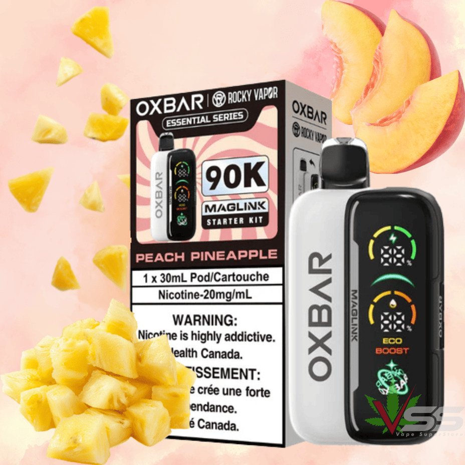 Oxbar Maglink 90K Kit-Peach Pineapple 90000 / 20mg Winkler Vape SuperStore and Bong Shop Manitoba Canada