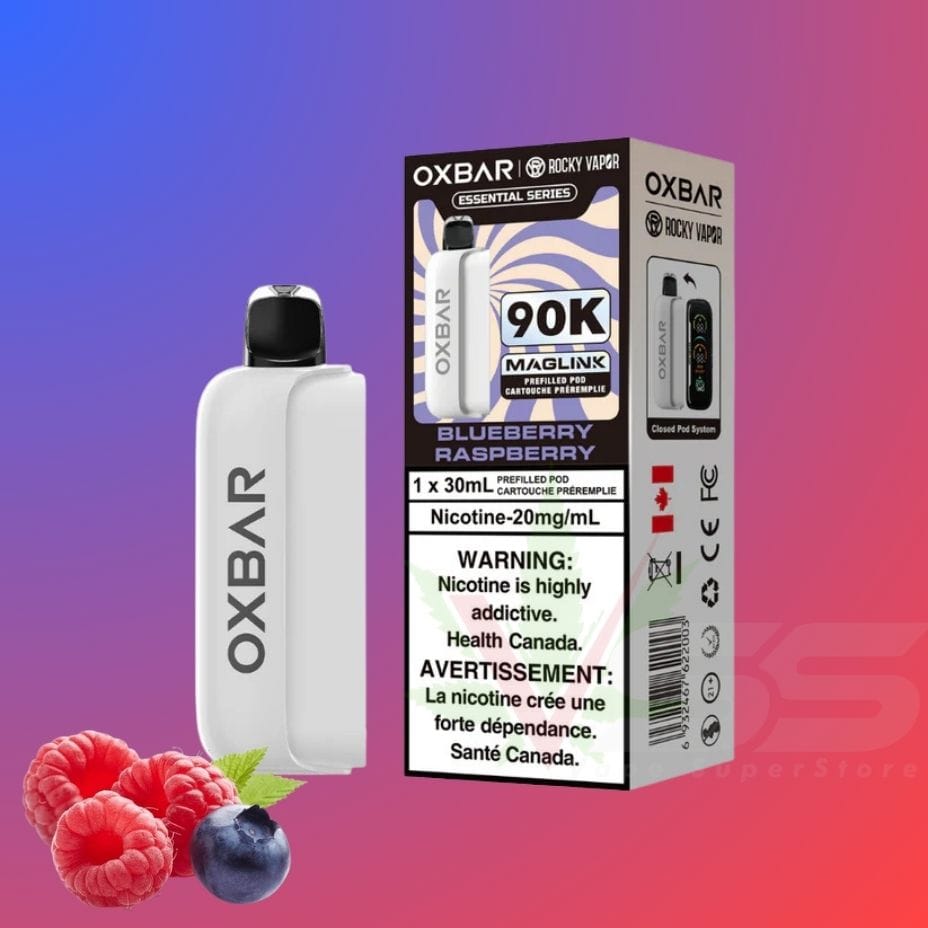Oxbar Maglink Pod 90K - Blueberry Raspberry 20mg/mL Winkler Vape SuperStore and Bong Shop Manitoba Canada