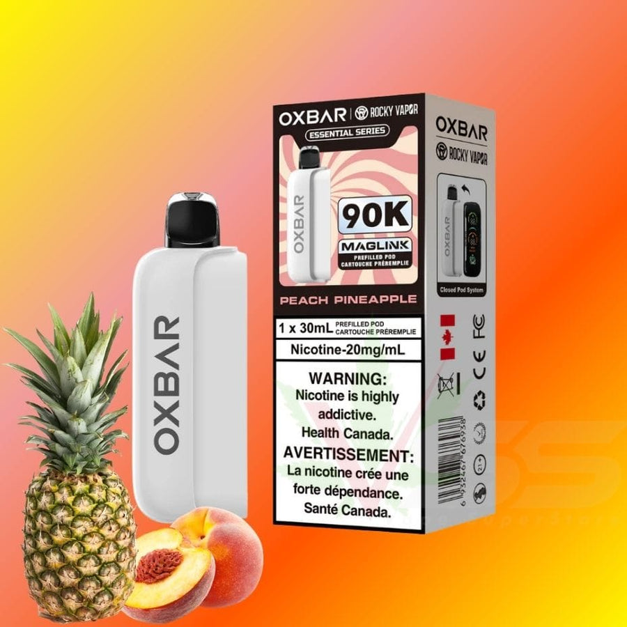 Oxbar Maglink Pod 90K - Peach Pineapple 20mg/mL Winkler Vape SuperStore and Bong Shop Manitoba Canada