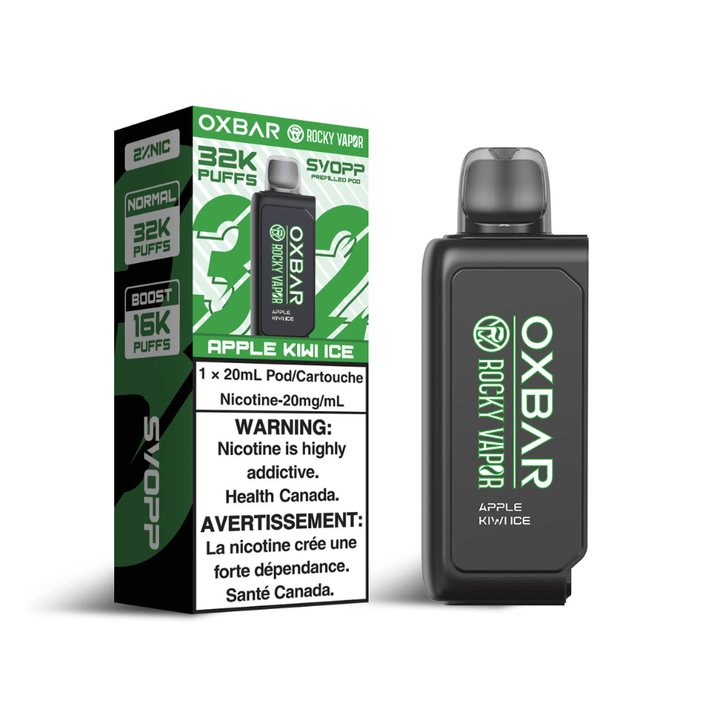 Oxbar SVOPP 32k Pod-Apple Kiwi Ice 32000 Winkler Vape SuperStore and Bong Shop Manitoba Canada