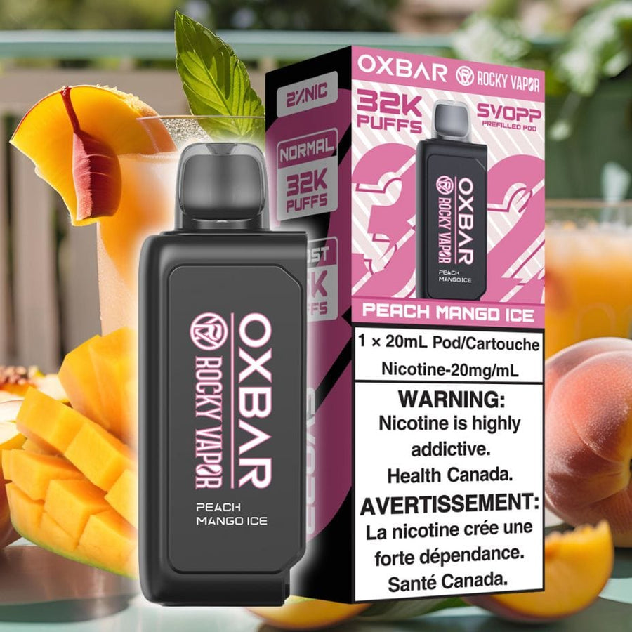 Oxbar SVOPP 32k Pod-Peach Mango Ice 32000 Winkler Vape SuperStore and Bong Shop Manitoba Canada