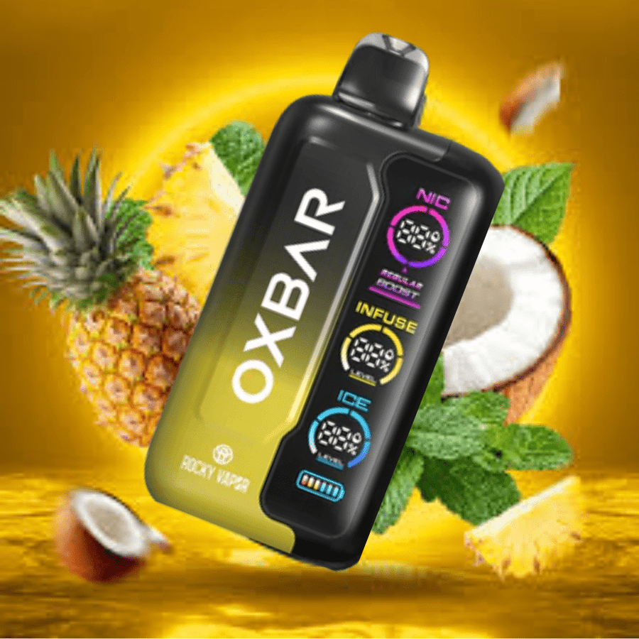 Oxbar Tri-Fusion 45k Disposable Vape-Pineapple Coconut Ice 45000 Puffs / 20mg Winkler Vape SuperStore and Bong Shop Manitoba Canada