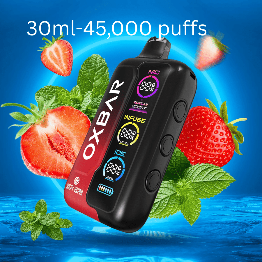 Oxbar Tri-Fusion 45k Disposable Vape-Strawberry H 45000 Puffs / 20mg Winkler Vape SuperStore and Bong Shop Manitoba Canada
