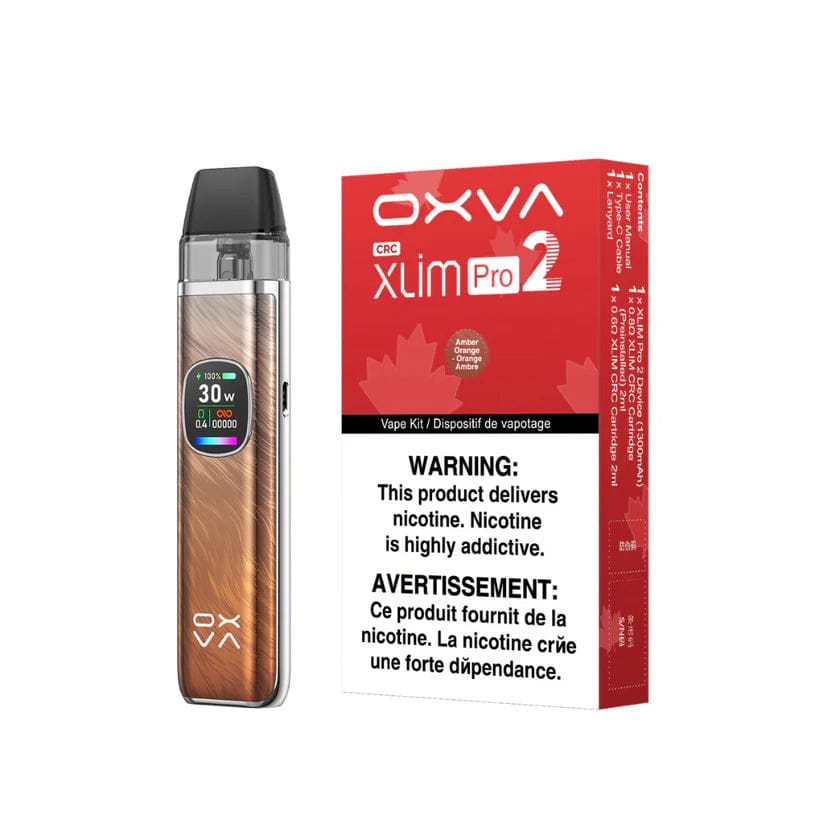 OXVA - Xlim Pro 2 Kit Amber Orange Winkler Vape SuperStore and Bong Shop Manitoba Canada