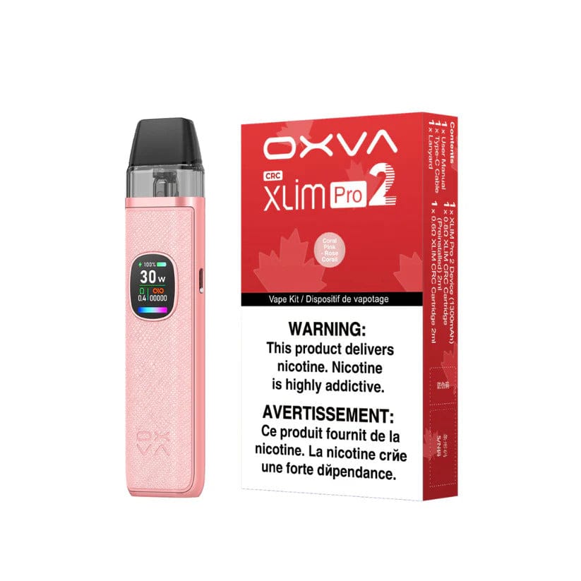 OXVA - Xlim Pro 2 Kit Coral Pink Winkler Vape SuperStore and Bong Shop Manitoba Canada