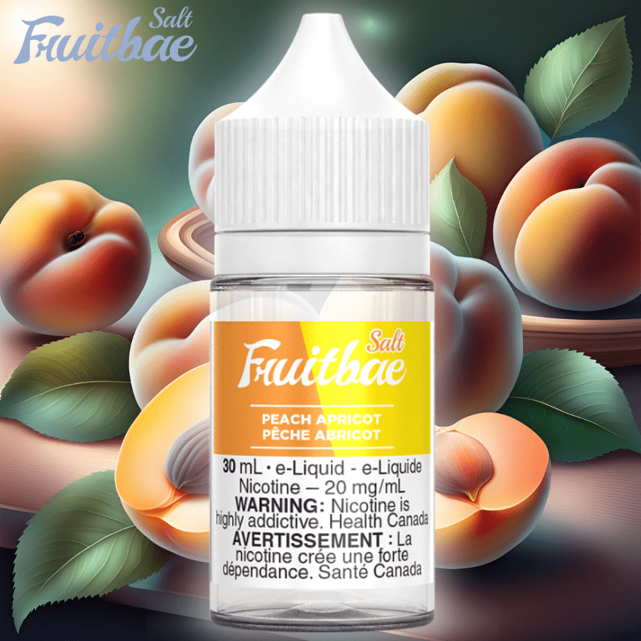 Peach Apricot By Fruitbae Salts Winkler Vape SuperStore and Bong Shop Manitoba Canada