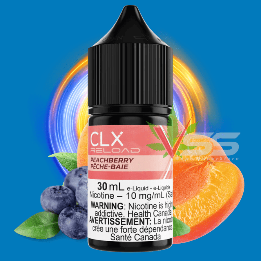 Peach Berry Salt by CLX Reload E-Liquid Winkler Vape SuperStore and Bong Shop Manitoba Canada