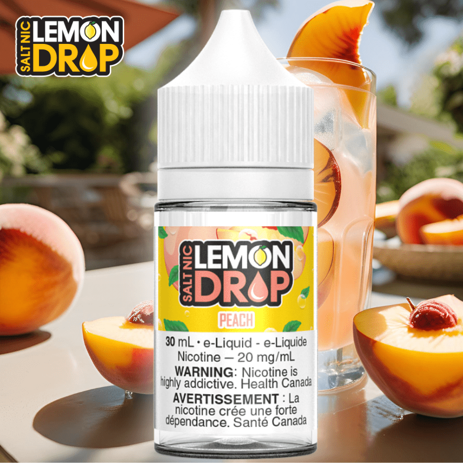Peach by Lemon Drop Salt Winkler Vape SuperStore and Bong Shop Manitoba Canada