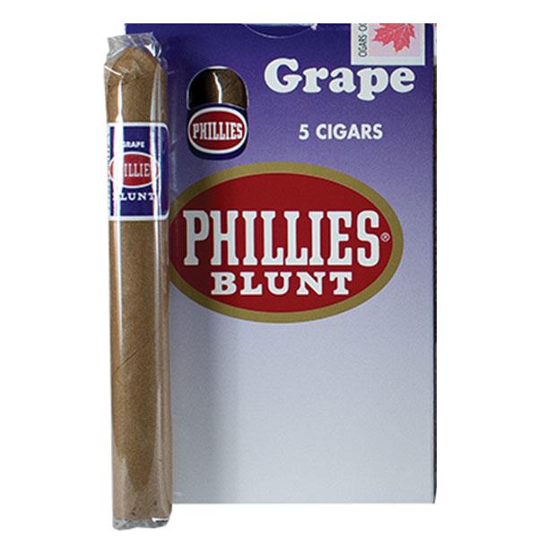 Phillies Blunt Cigars Cigars 5/box Phillies Blunt Cigar-Grape Phillies Blunt Cigar Grape-Winkler Vape SuperStore Manitoba & online