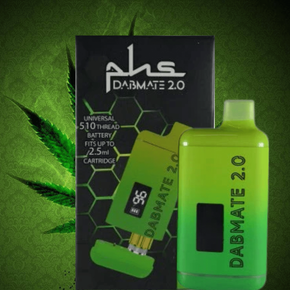 PHS Dabmate 2.0 Universal 510 Battery Yellow/Green Winkler Vape SuperStore and Bong Shop Manitoba Canada