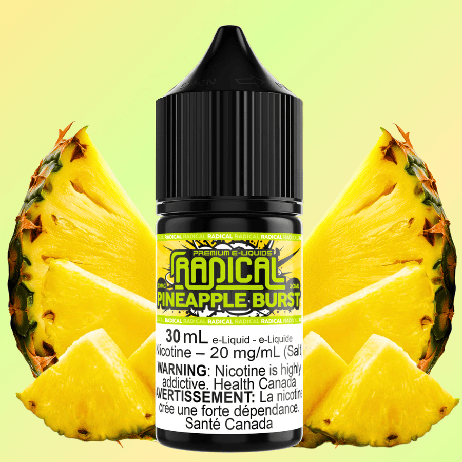 Pineapple Burst Salt Nic by Radical E-liquid Winkler Vape SuperStore and Bong Shop Manitoba Canada