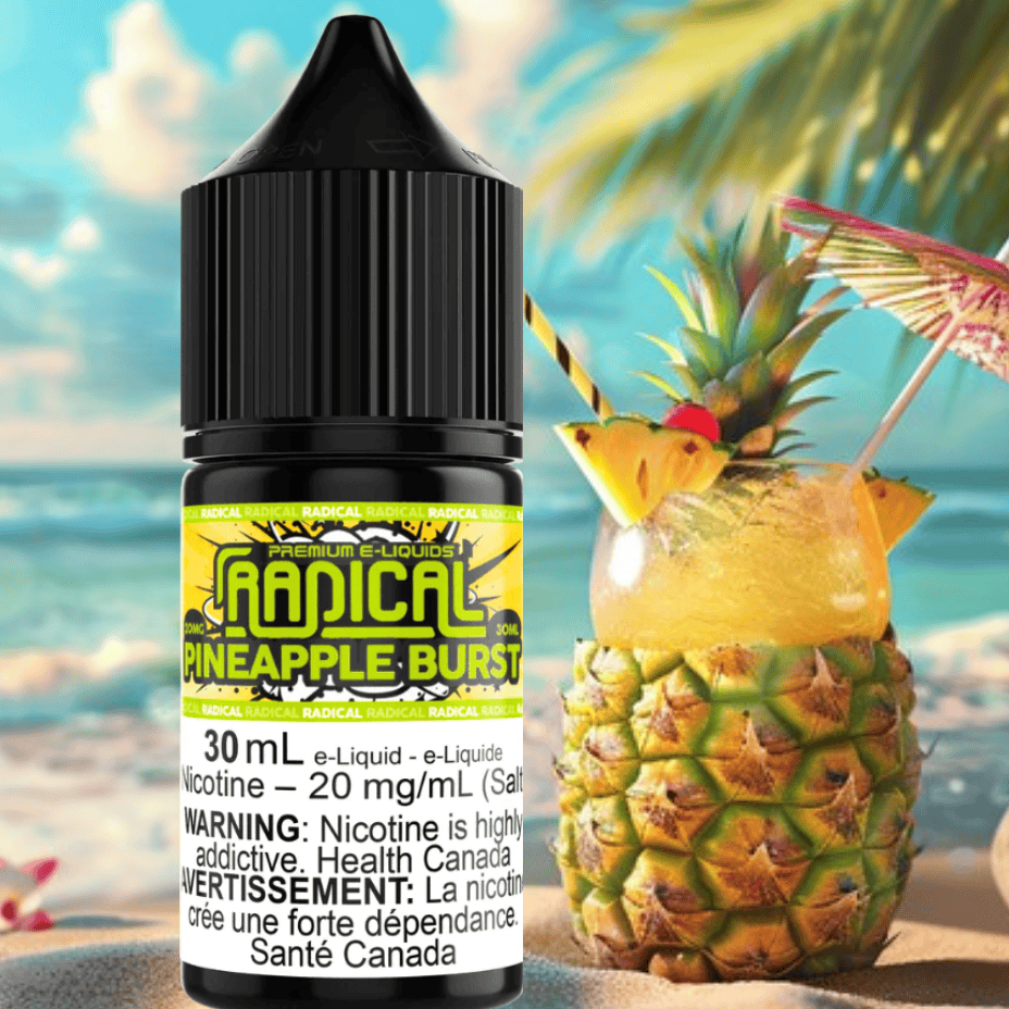 Pineapple Burst Salt Nic by Radical E-liquid Winkler Vape SuperStore and Bong Shop Manitoba Canada