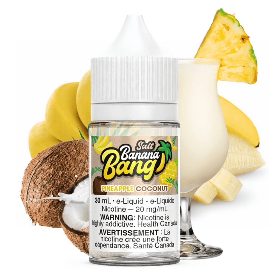 Pineapple Coconut Salt by Banana Bang E-Liquid 30mL / 12mg Winkler Vape SuperStore and Bong Shop Manitoba Canada