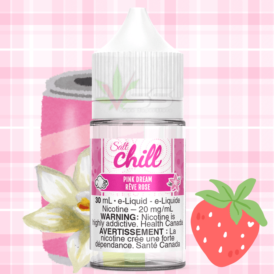 Pink Dream Salt by Chill E-liquid 30mL / 12mg Winkler Vape SuperStore and Bong Shop Manitoba Canada