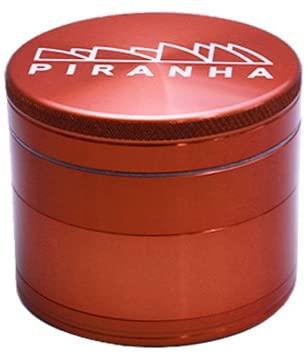Piranha 420 Accessories Orange Piranha 2.5" 4-Piece Grinder Piranha 2.5" 4-Piece Herb Grinder - Winkler Vape SuperStore & Bong Shop 