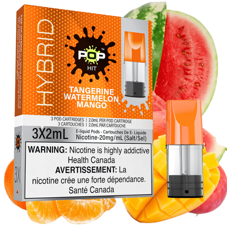 POP Hit STLTH Pods 20mg STLTH Pods- POP Hit Hybrid- Tangerine Watermelon Mango STLTH Pods-POP Hit Hybrid-Tangerine Watermelon Mango-Winkler Vape 
