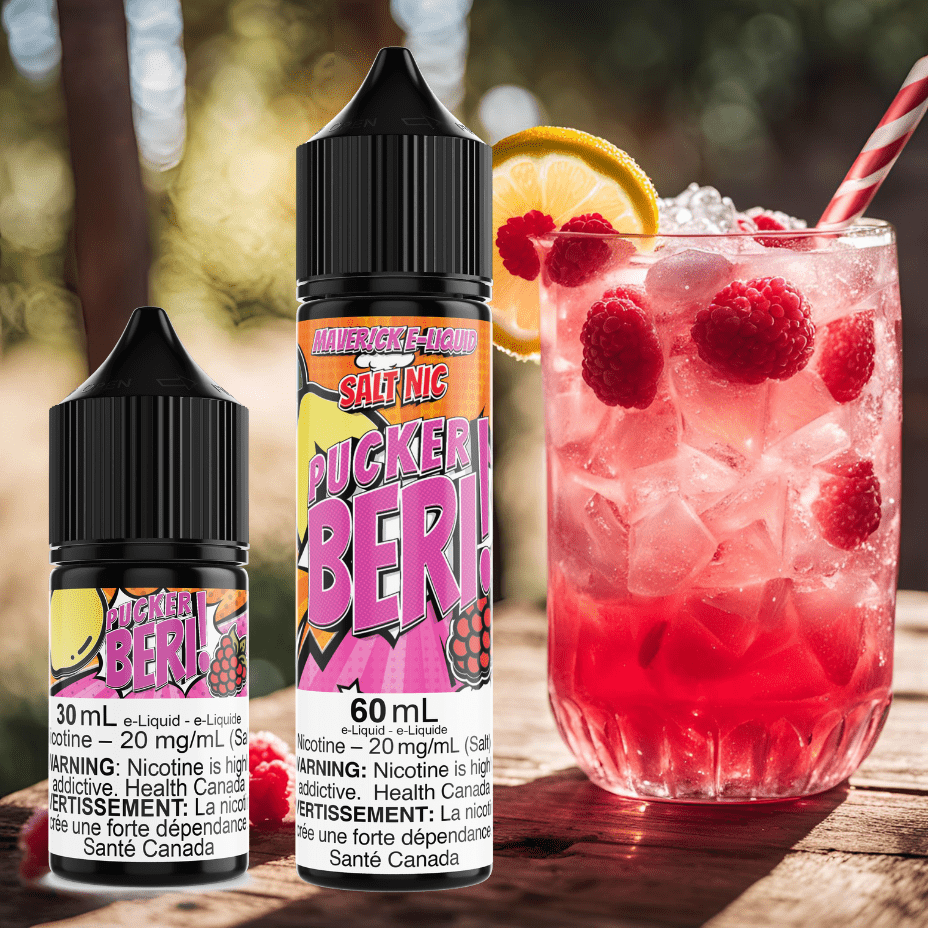 Pucker Beri Salt by Maverick E-Liquid Winkler Vape SuperStore and Bong Shop Manitoba Canada