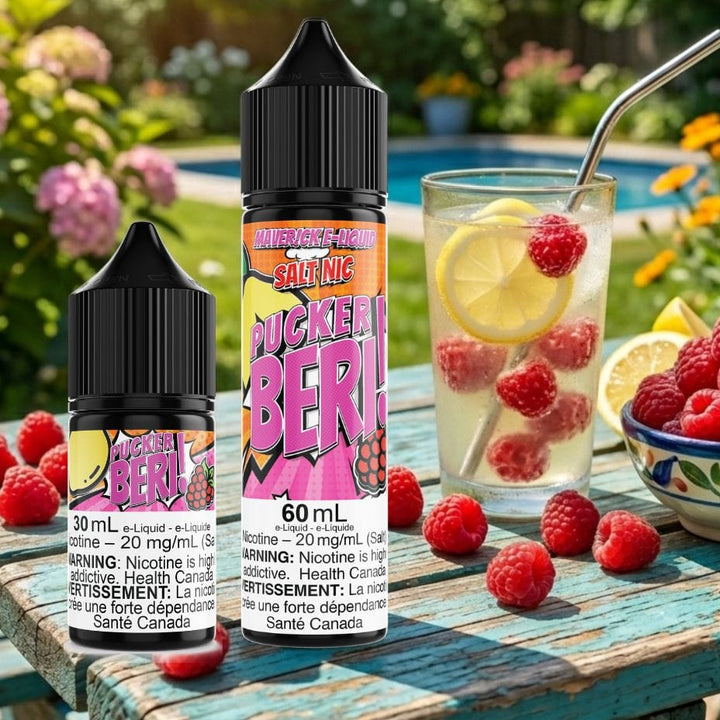 Pucker Beri Salt by Maverick E-Liquid Winkler Vape SuperStore and Bong Shop Manitoba Canada