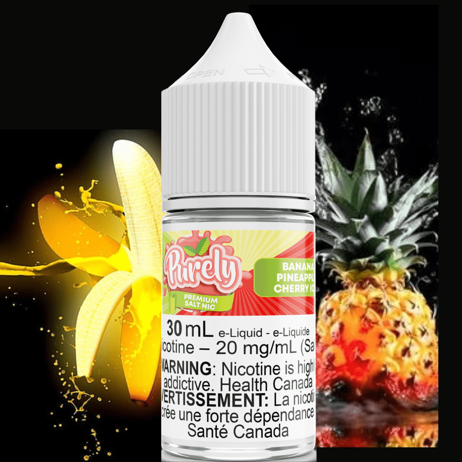 Purely E-Liquid Salt Nic E-Liquid 30ml / 12mg Banana Pineapple Cherry Ice Salt Nic by Purely E-Liquid Banana Pineapple Cherry Ice Salt Nic by Purely E-Liquid-Winkler Vape