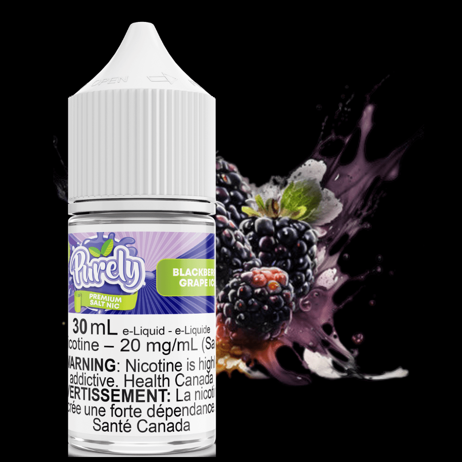 Purely E-Liquid Salt Nic E-Liquid 30ml / 12mg Blackberry Grape Ice Salt Nic by Purely E-Liquid Blackberry Grape Ice Salt Nic by Purely E-Liquid-Winkler Vape Store