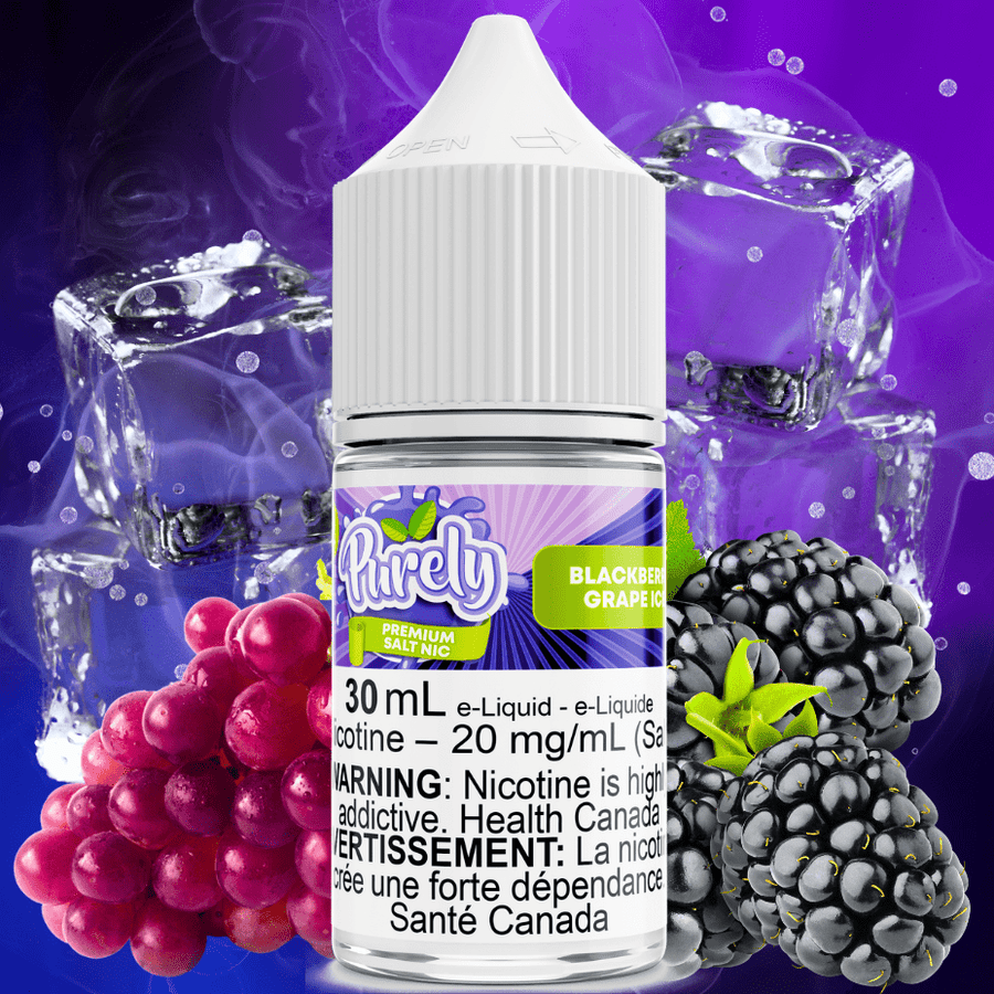 Purely E-Liquid Salt Nic E-Liquid Blackberry Grape Ice Salt Nic by Purely E-Liquid Blackberry Grape Ice Salt Nic by Purely E-Liquid-Winkler Vape Store MB