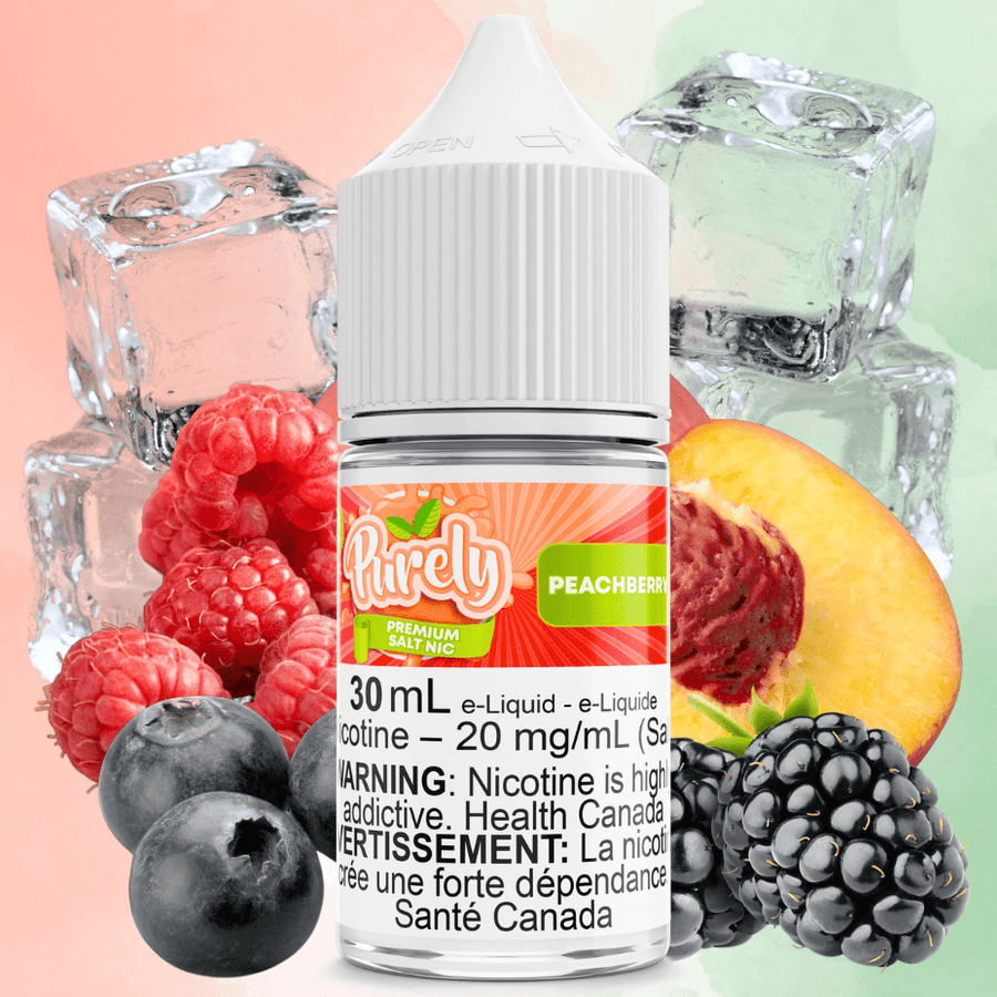 Peachberry Ice Salt Nic by Purely E-Liquid-Winkler Vape SuperStore