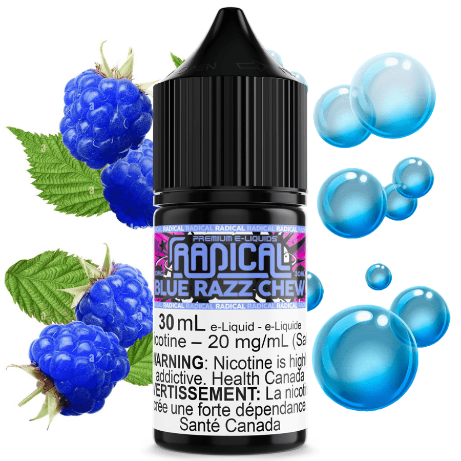Radical E-Liquid Salt Nic E-Liquid 30ml / 12mg Blue Razz Chew Salt Nic by Radical E-liquid Blue Razz Chew Salt Nic by Radical E-liquid-Winkler Vape SuperStore