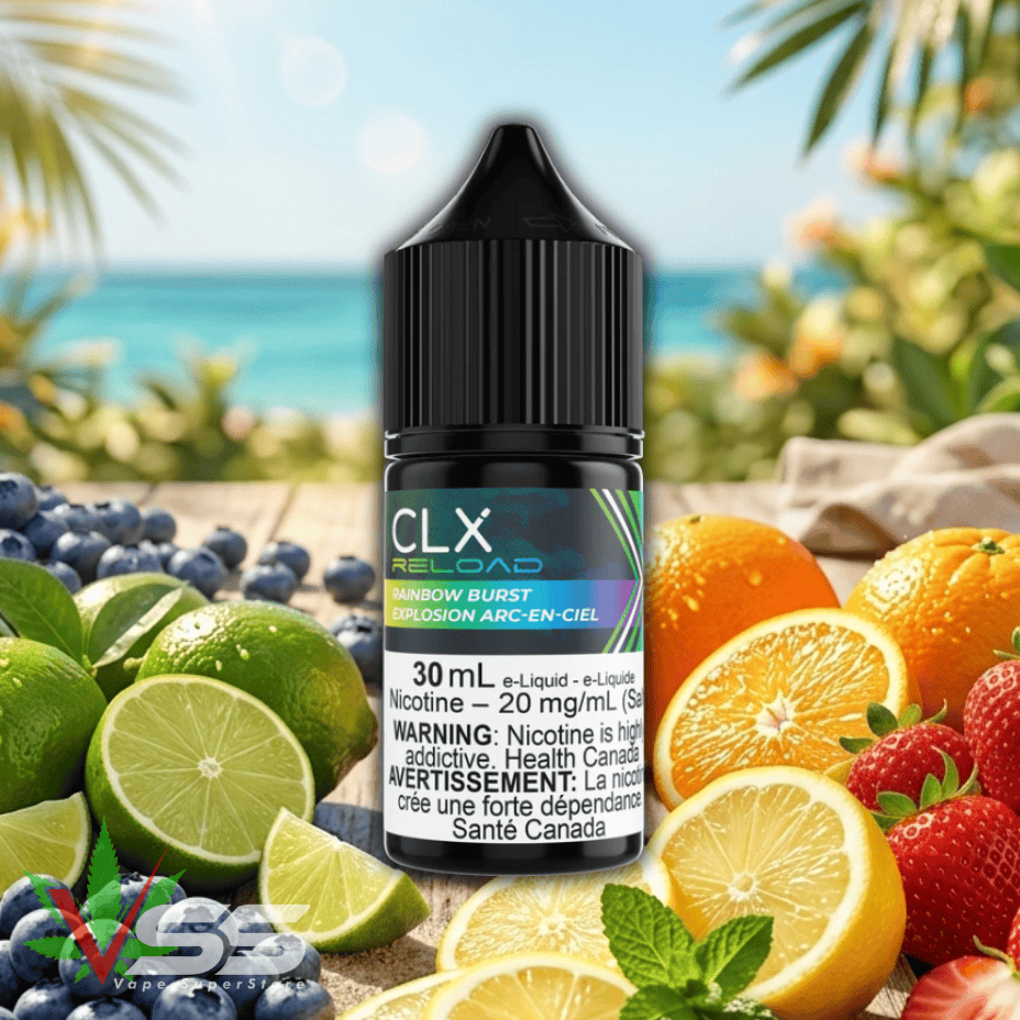 Rainbow Burst Salt by CLX Reload E-Liquid Winkler Vape SuperStore and Bong Shop Manitoba Canada