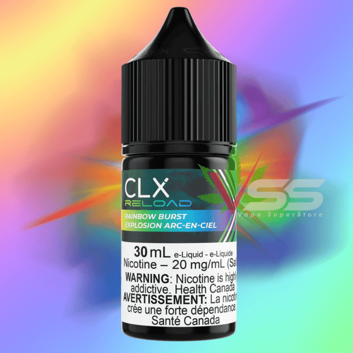 Rainbow Burst Salt by CLX Reload E-Liquid Winkler Vape SuperStore and Bong Shop Manitoba Canada